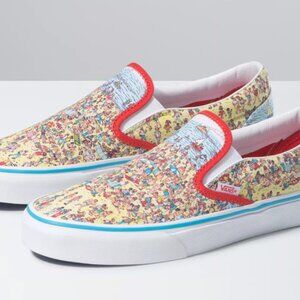 Vans Classic Slip-On Where's Waldo Girls Boys Kids